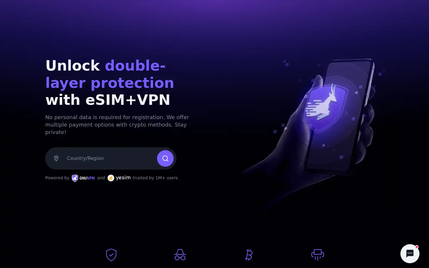 Screenshot of esimsecure.com