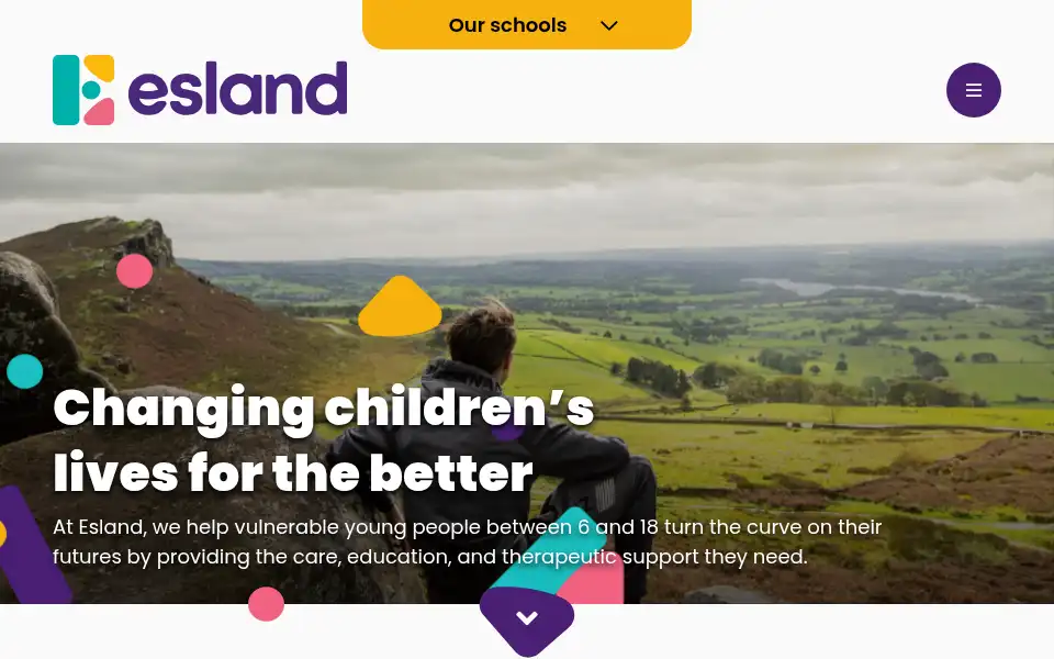 Screenshot of eslandcare.co.uk