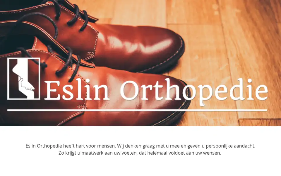 Screenshot of eslinorthopedie.nl