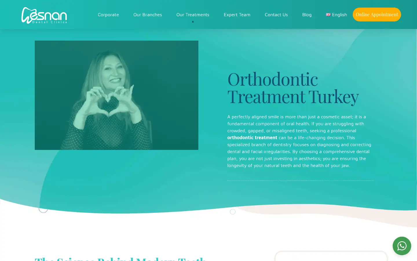 Screenshot of esnandentalclinics.com