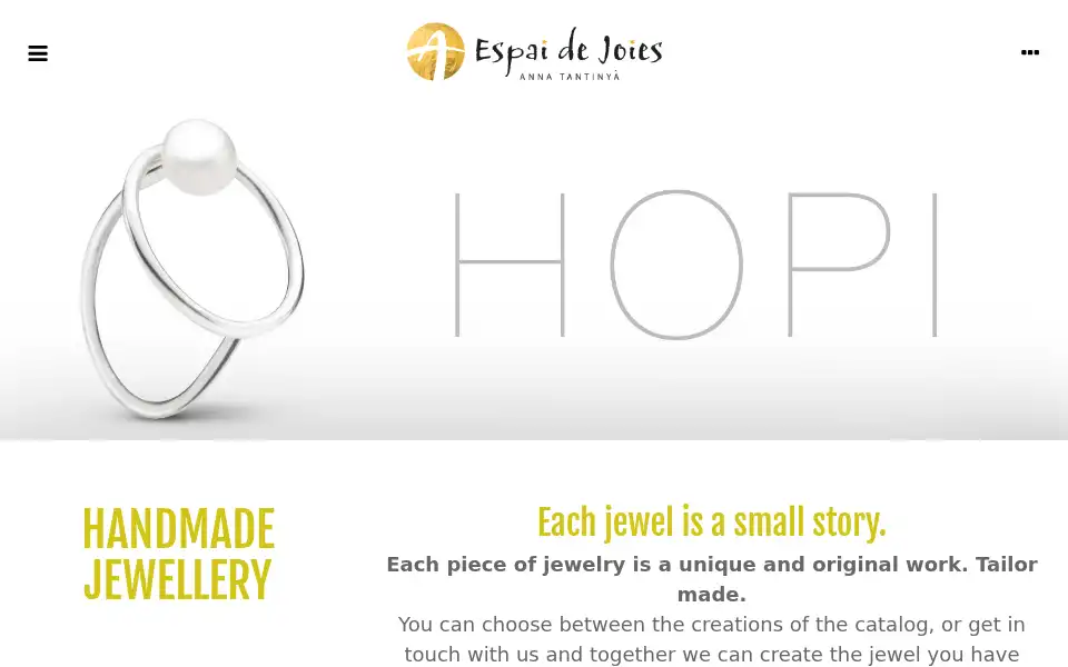 Screenshot of espaidejoies.com