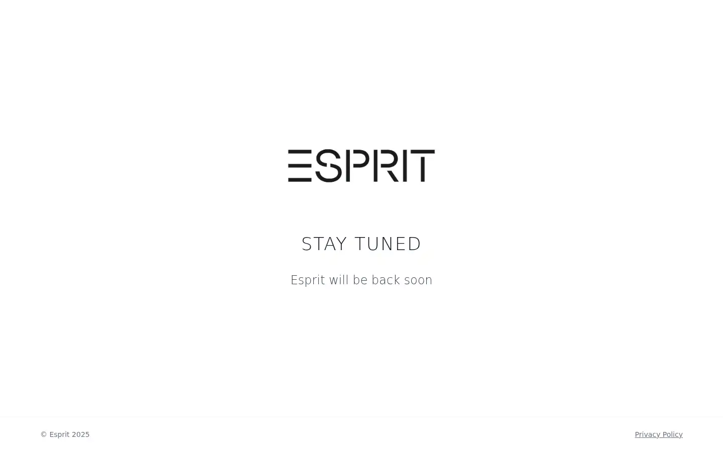 Screenshot of esprit.com