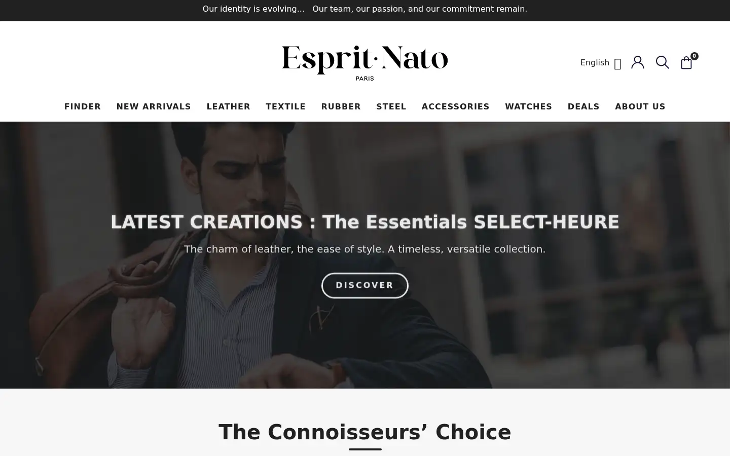 Screenshot of esprit-nato.com