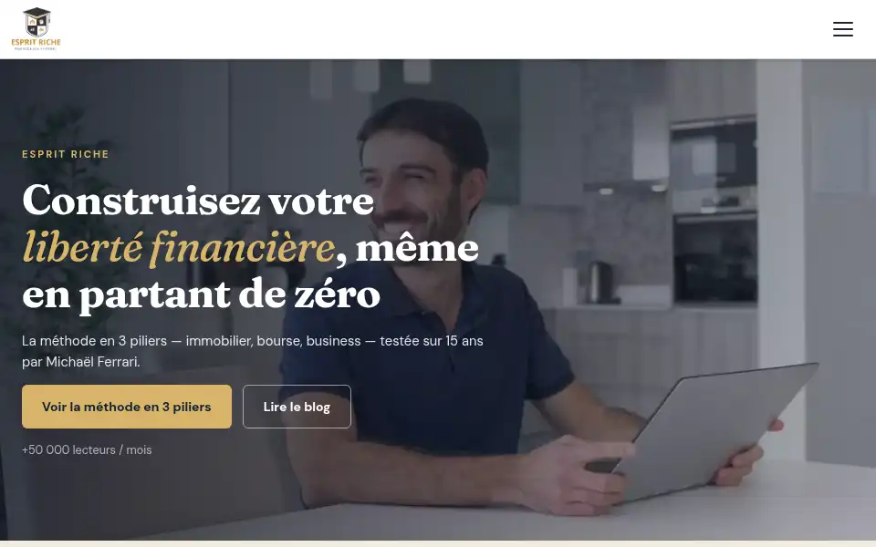 Screenshot of esprit-riche.com
