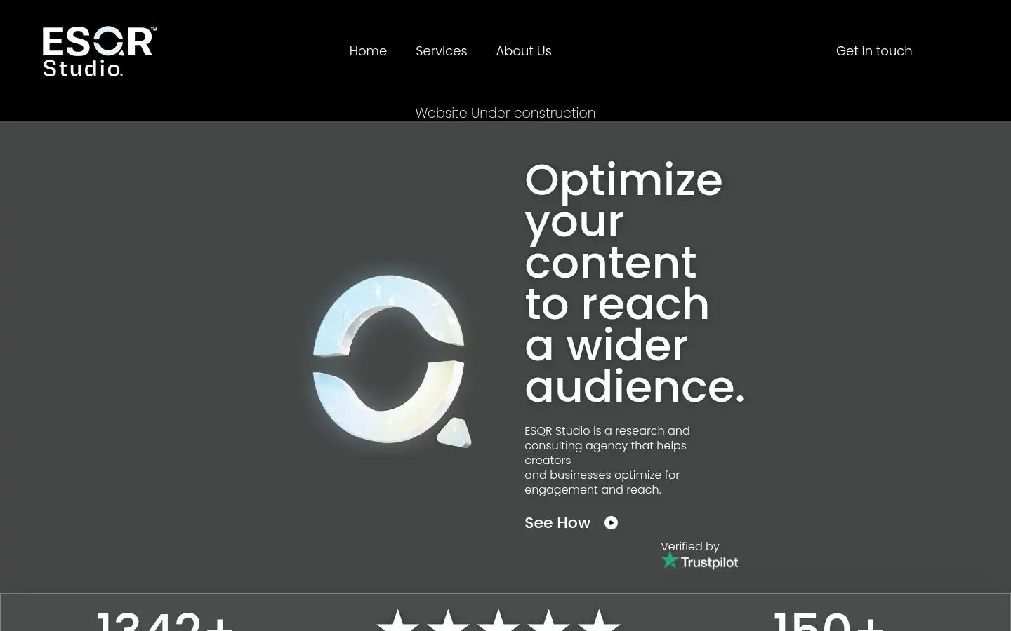 Screenshot of esqrstudio.com