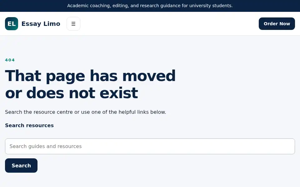 Screenshot of essaylimo.com
