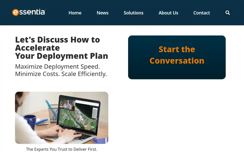 Screenshot of essentia-inc.com