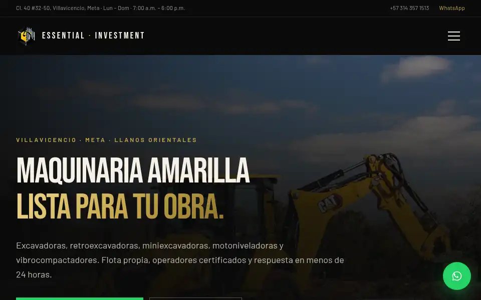 Screenshot of essential-investment.com