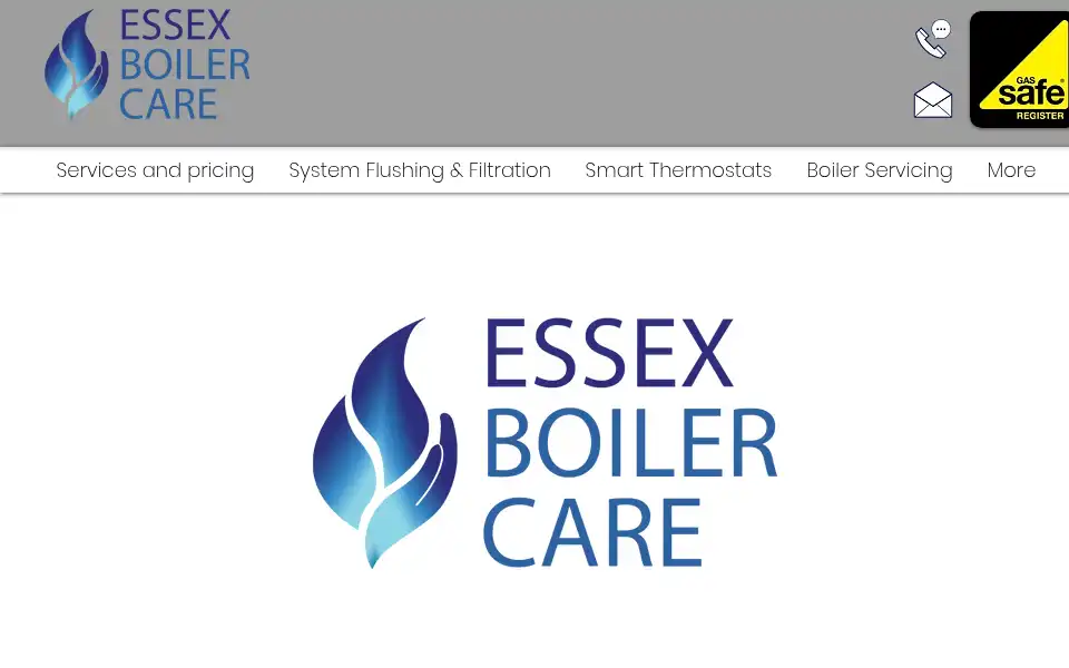 Screenshot of essexboilercare.co.uk
