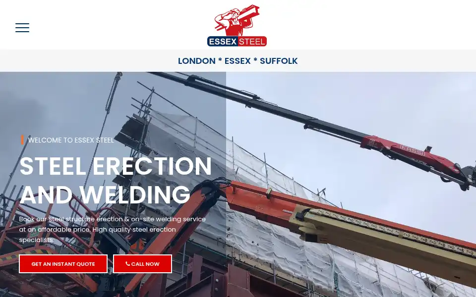 Screenshot of essexsteel.co.uk