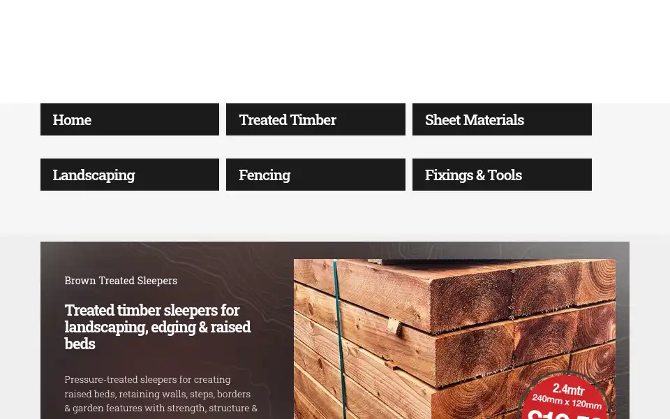Screenshot of essextimberyard.co.uk