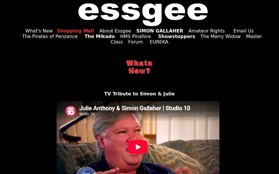 Screenshot of essgee.com