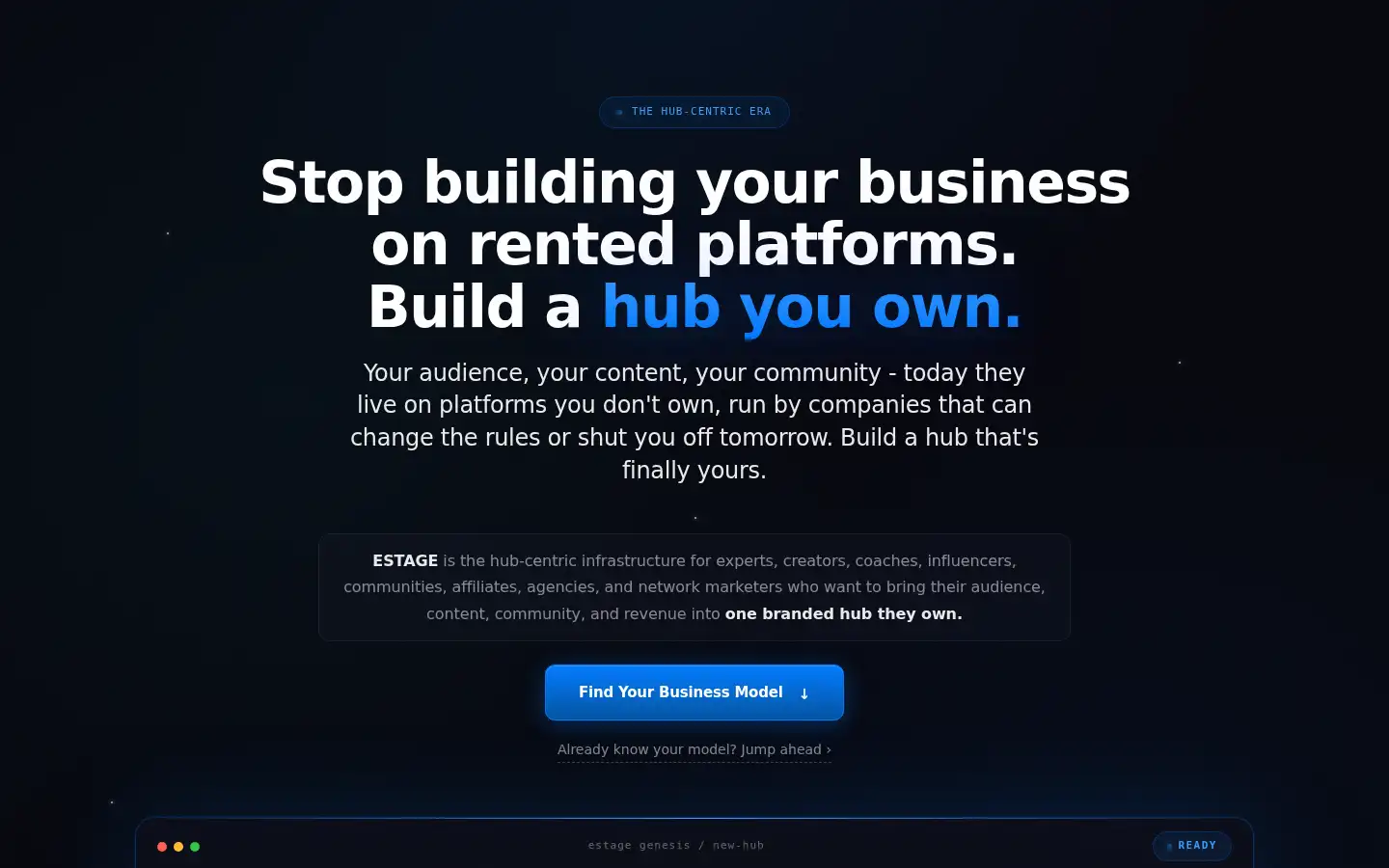 Screenshot of estage.com