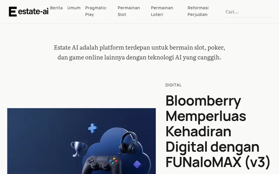 Screenshot of estate-ai.com