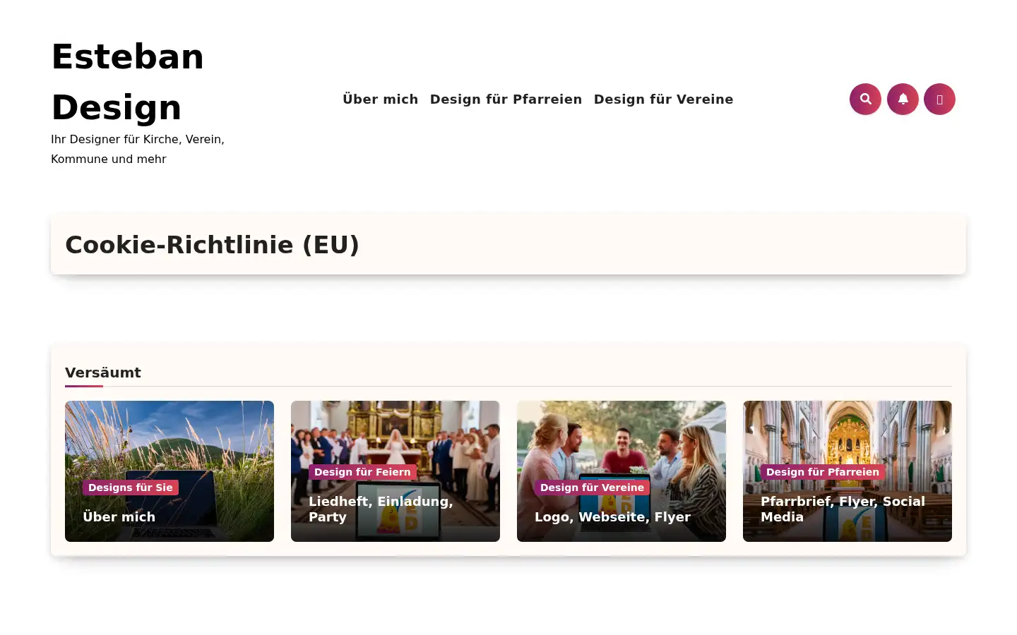 Screenshot of estebandesign.de