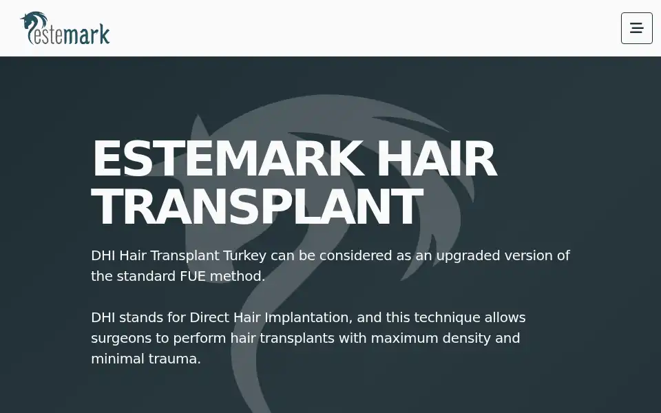 Screenshot of estemarkclinic.com