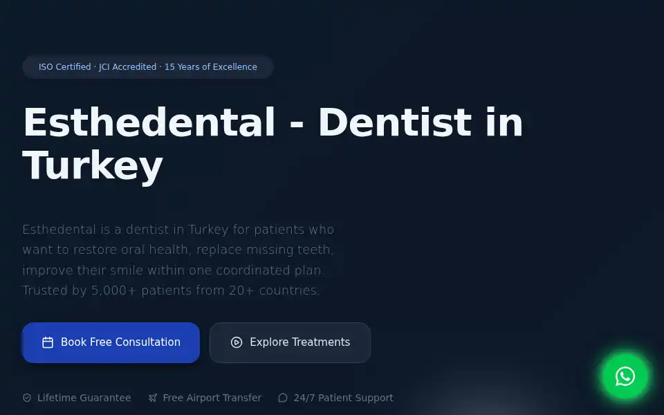 Screenshot of esthedental.com