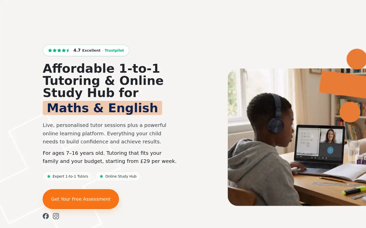 Screenshot of estiatuition.com
