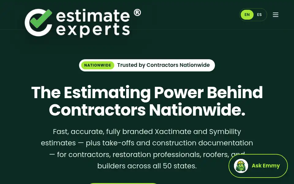 Screenshot of estimate-experts.com