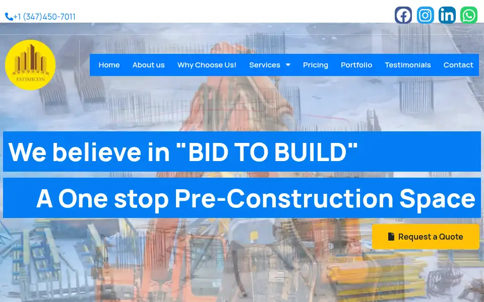 Screenshot of estimicon.com