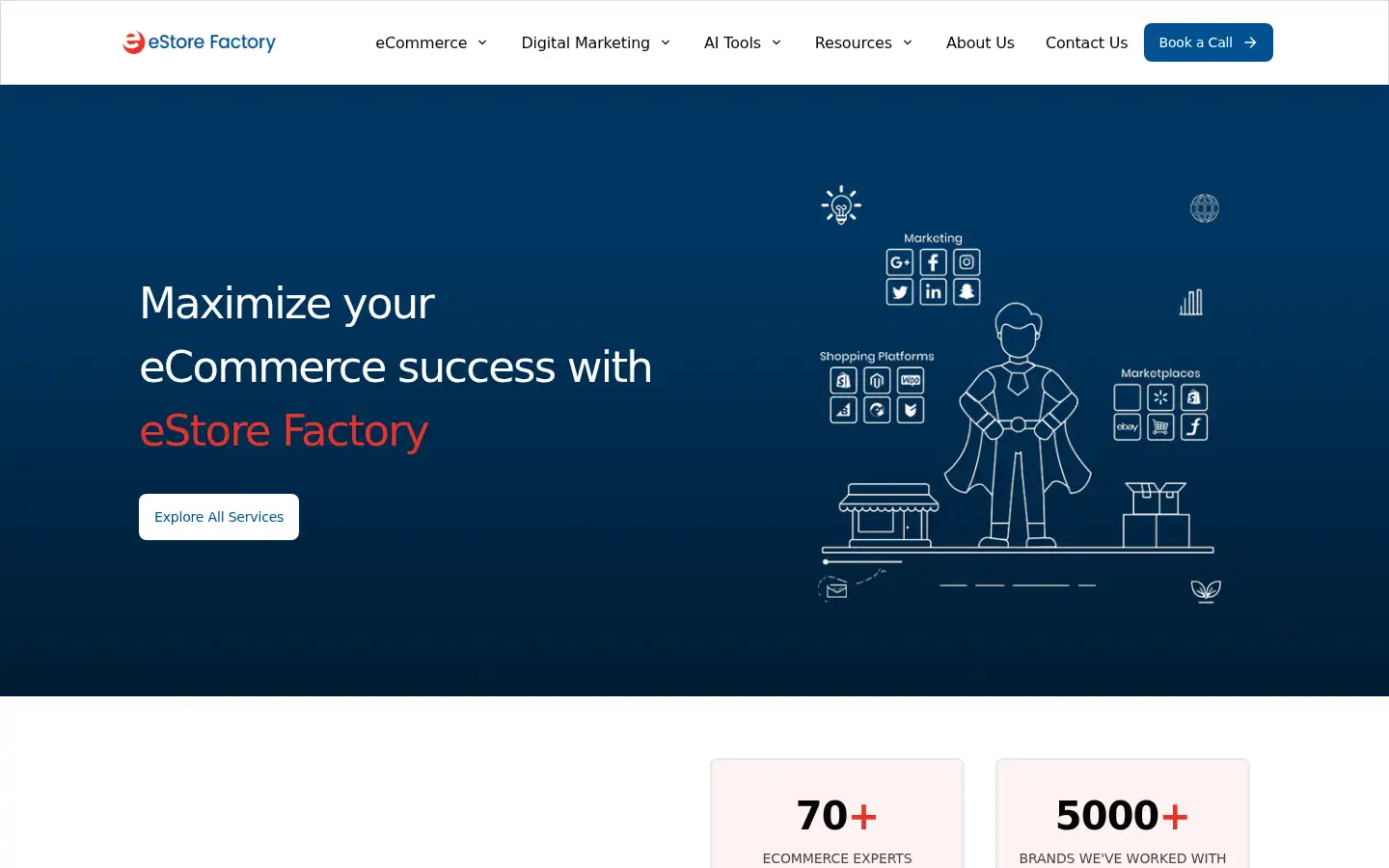 Screenshot of estorefactory.com