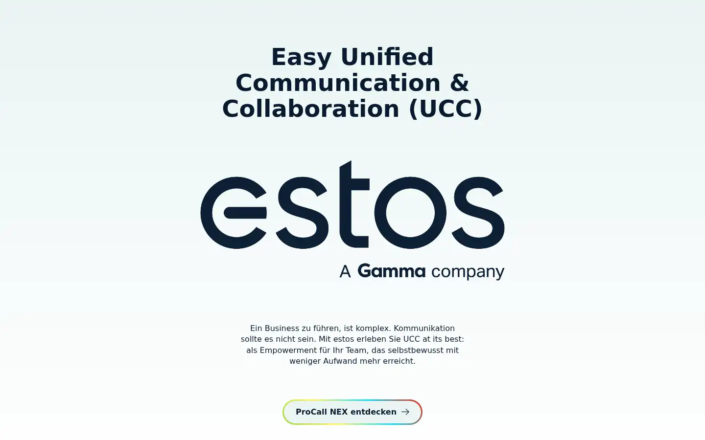Screenshot of estos.de