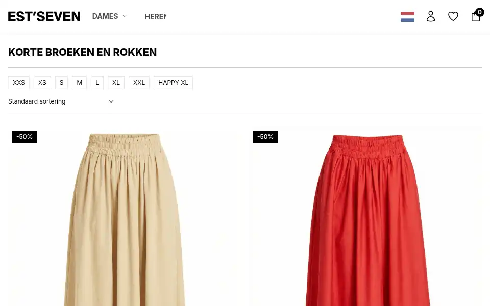 Screenshot of estseven.com