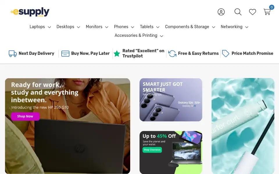Screenshot of esupply.co.uk