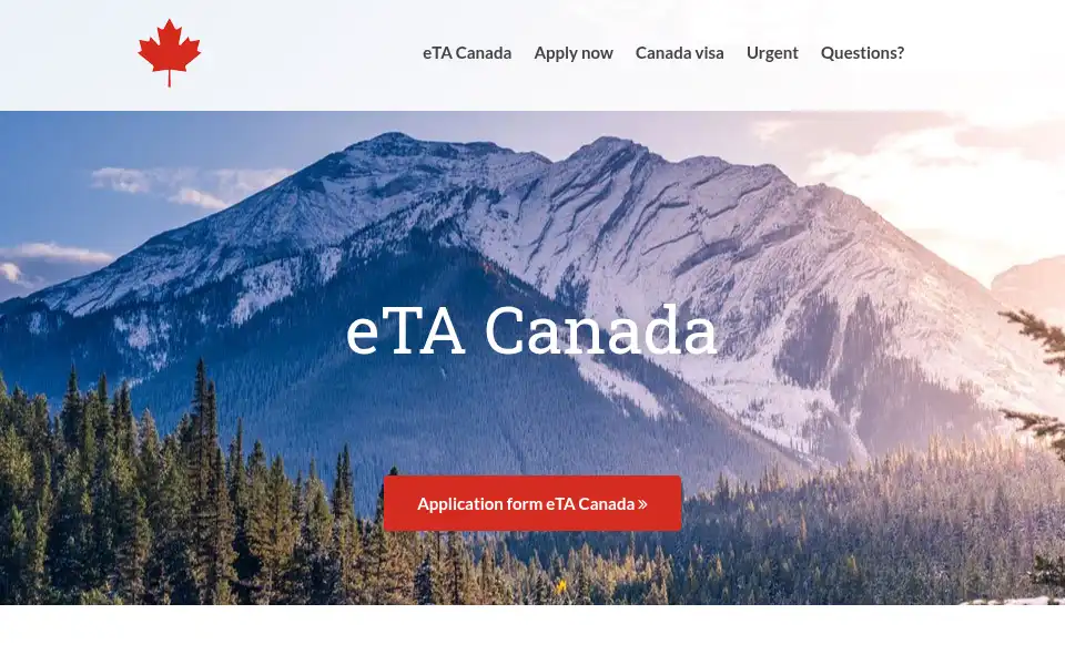 Screenshot of eta-evisa.co.uk
