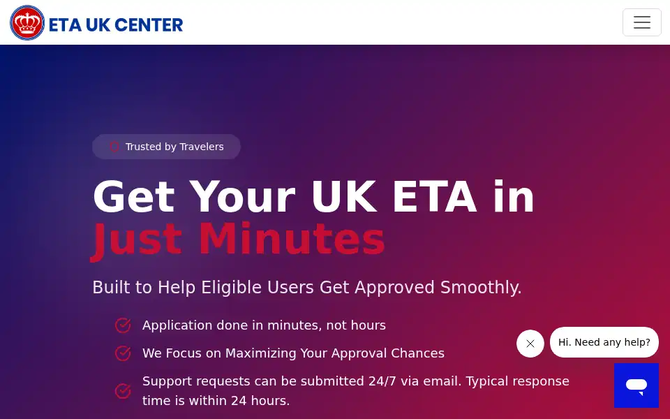 Screenshot of etaukcenter.com