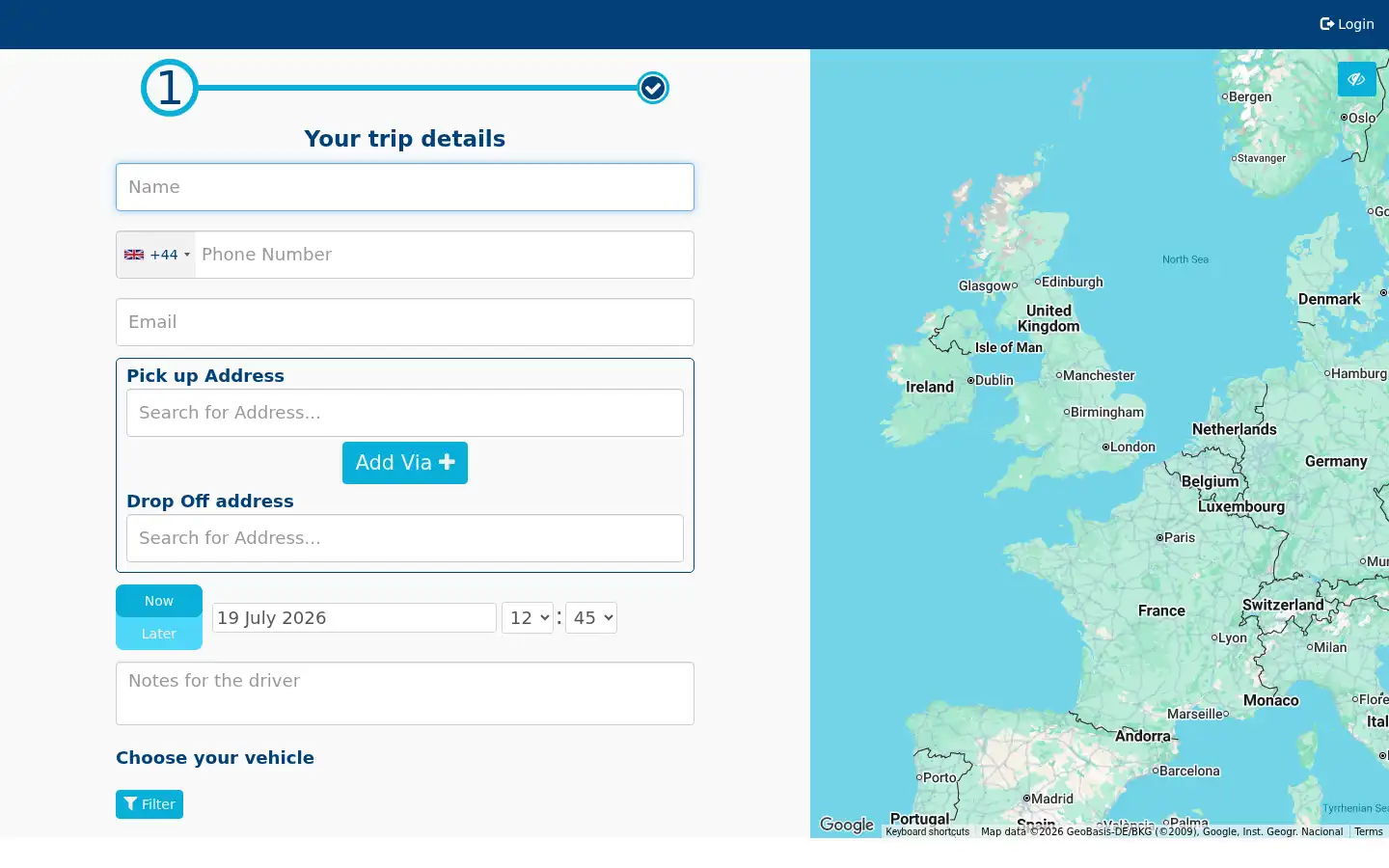 Screenshot of etchinghamairportcabss.co.uk