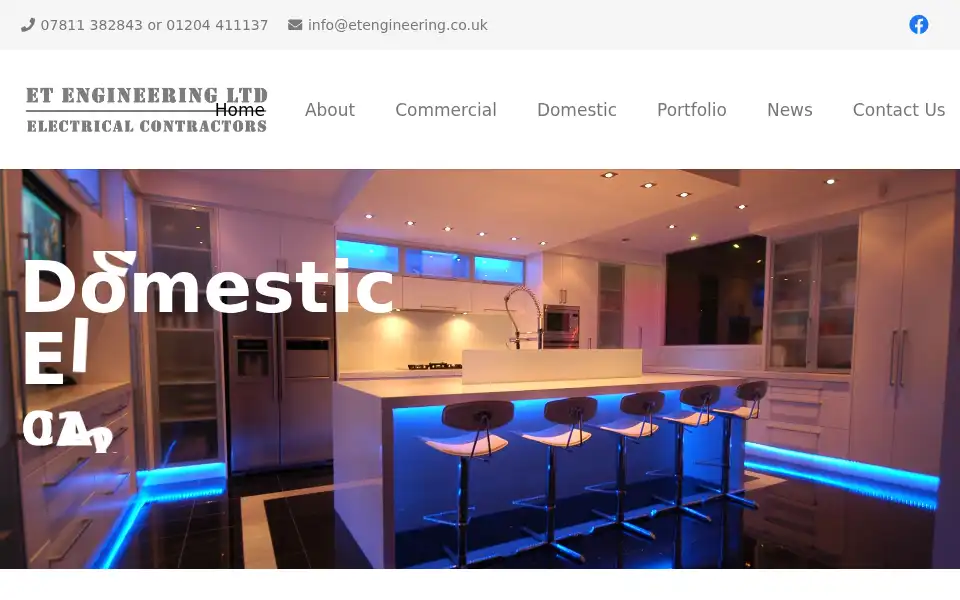 Screenshot of etengineering.co.uk