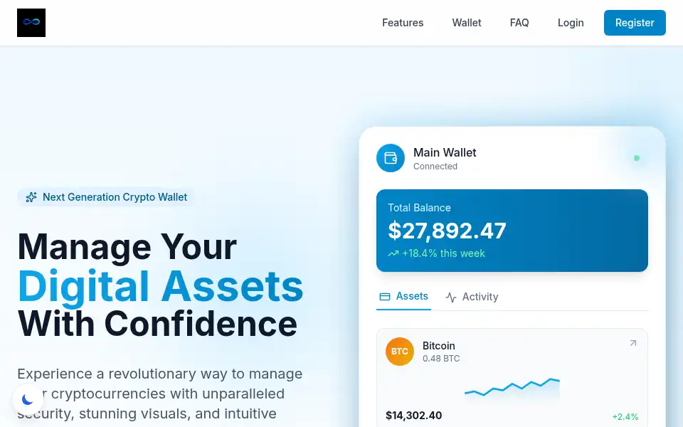 Screenshot of eternalswap.io