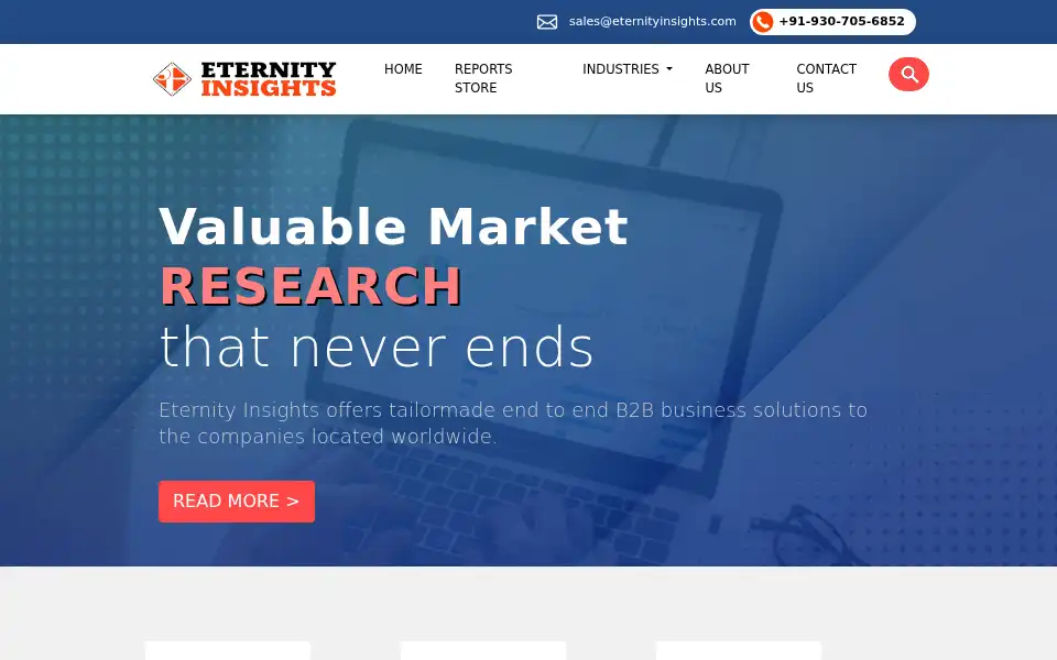 Screenshot of eternityinsights.com