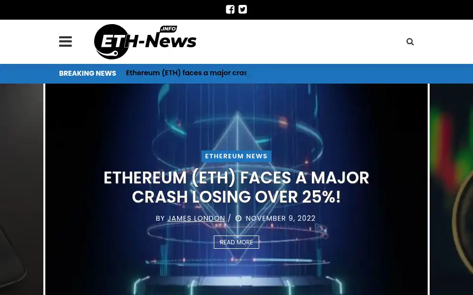 Screenshot of eth-news.info