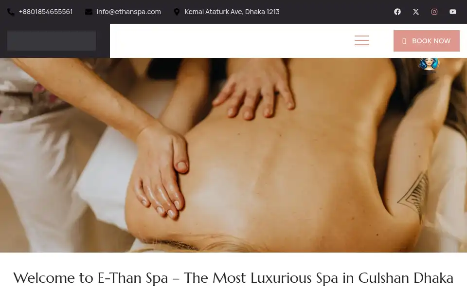 Screenshot of ethanspa.com