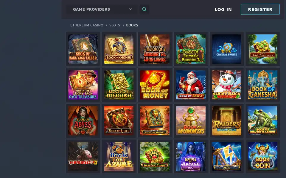 Screenshot of ethcasino.io