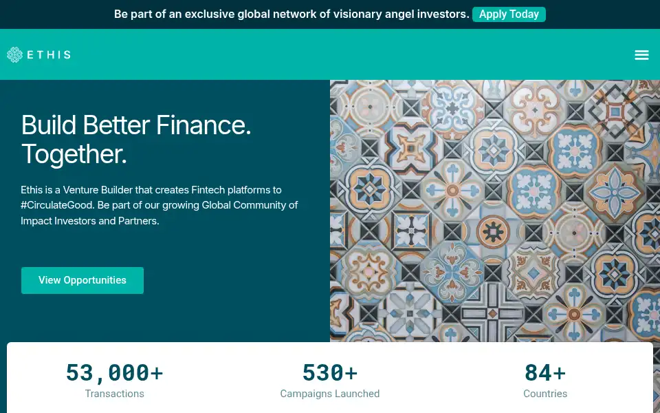 Screenshot of ethis.co