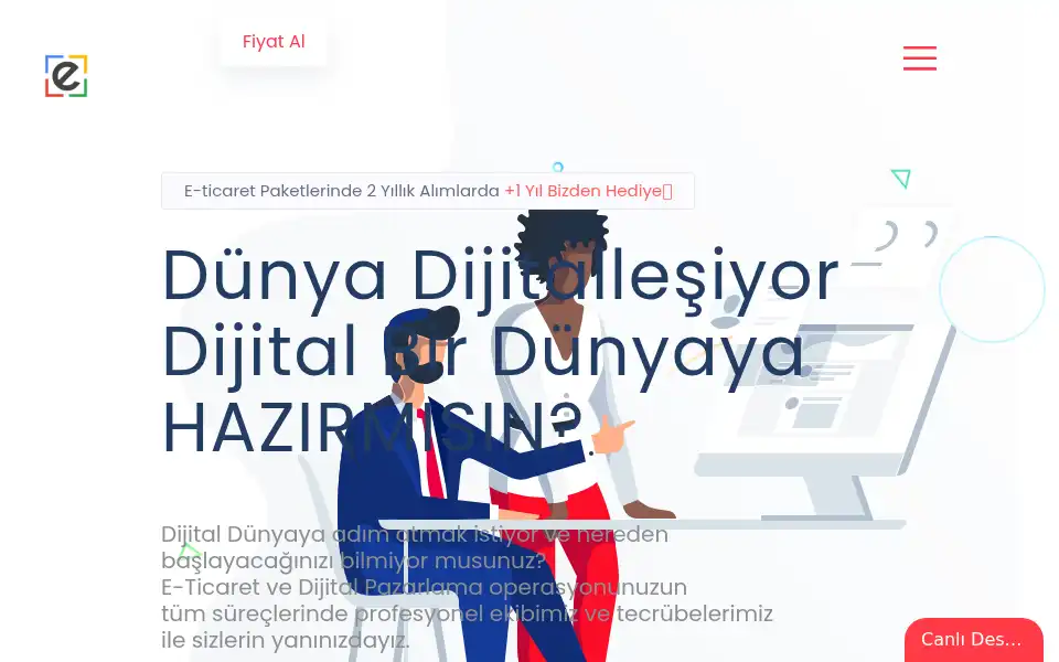 Screenshot of eticaretteyim.com