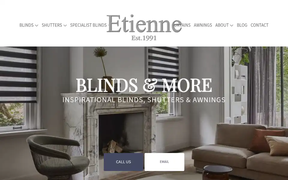 Screenshot of etienne.org.uk