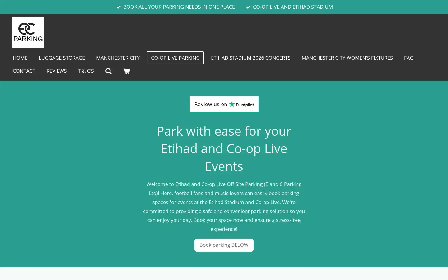 Screenshot of etihad-and-coop-live-off-site-parking.co.uk