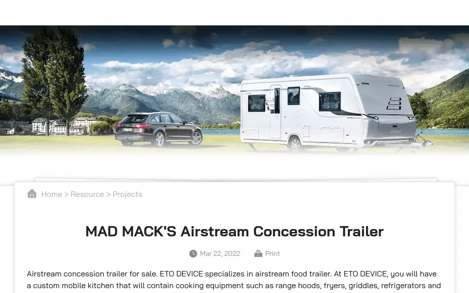 Screenshot of etofoodcarts.com