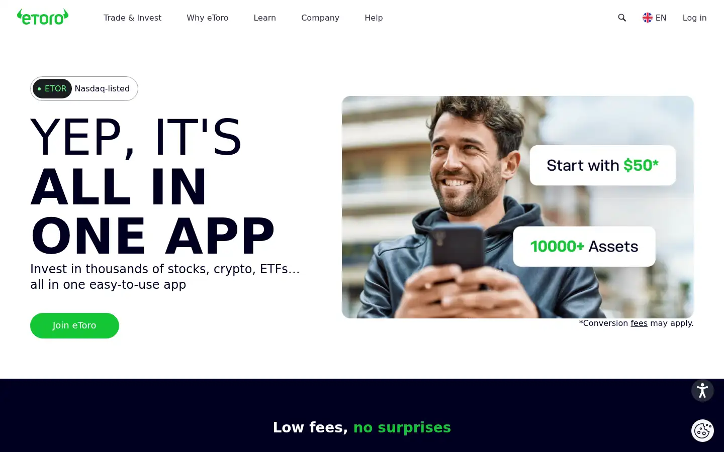 Screenshot of etoro.net