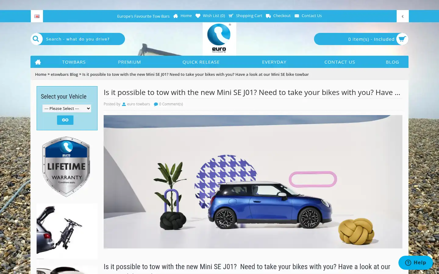 Screenshot of etowbars.com