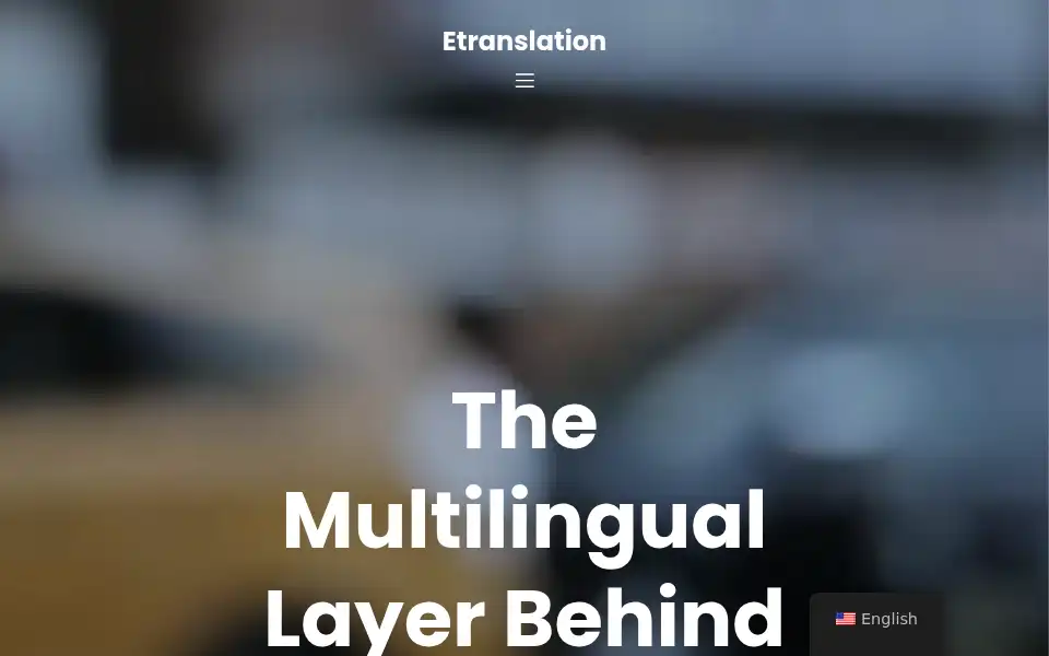 Screenshot of etranslation.xyz