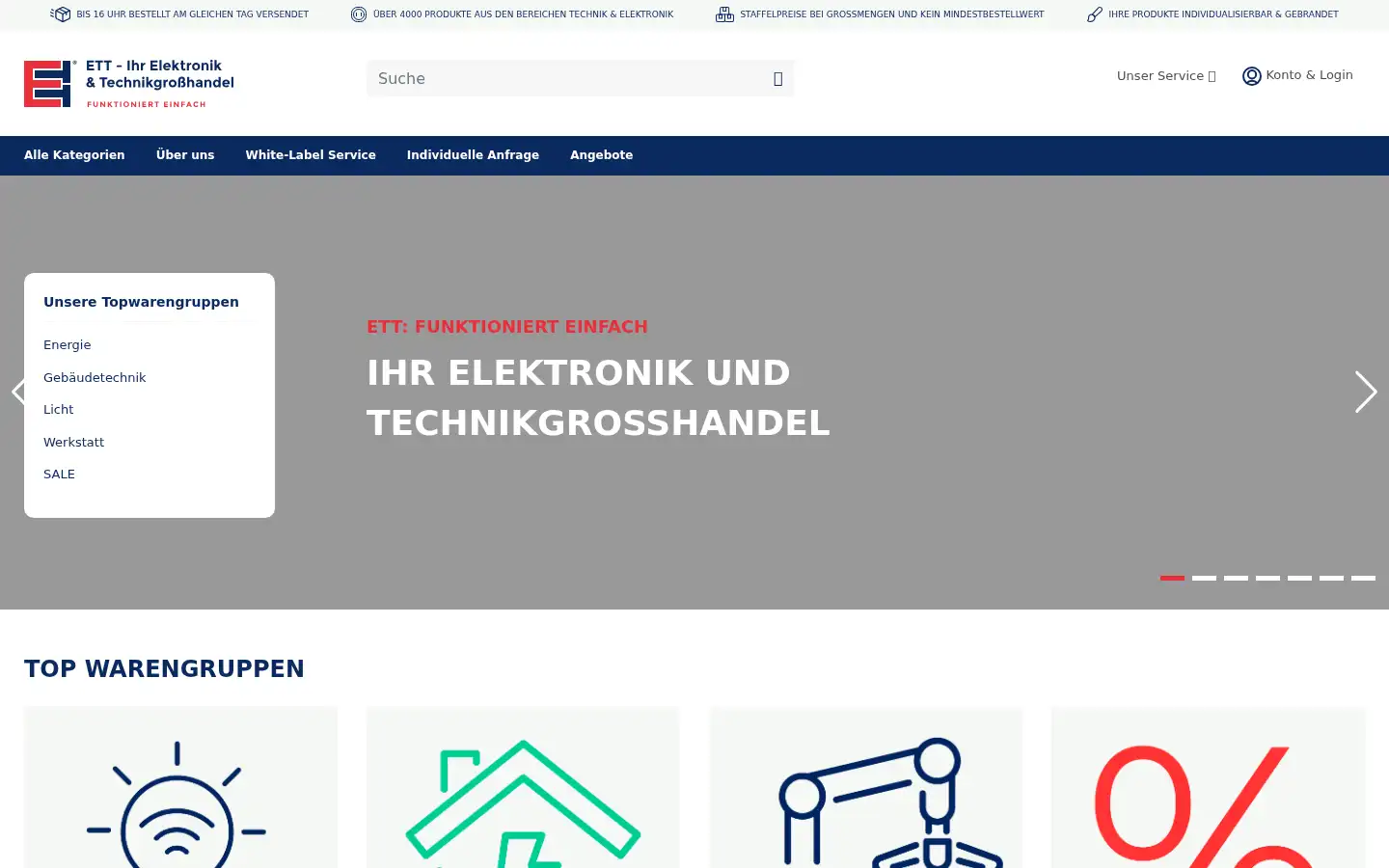 Screenshot of ett-online.de