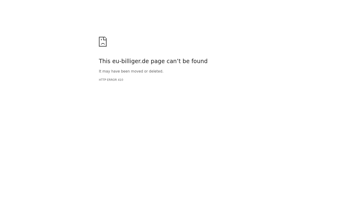 Screenshot of eu-billiger.de