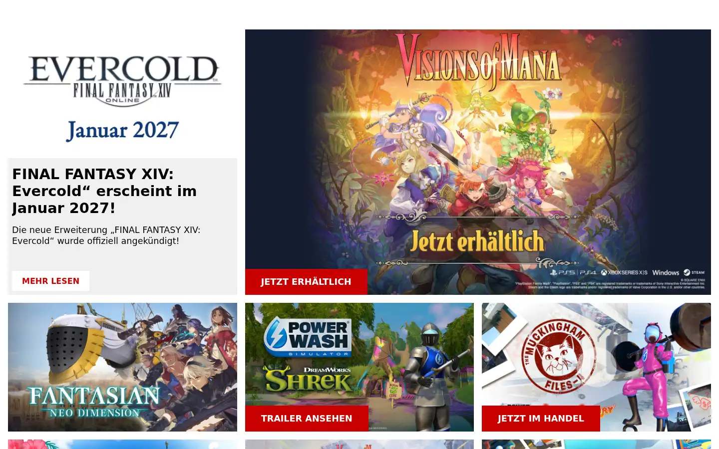 Screenshot of eu.square-enix.com