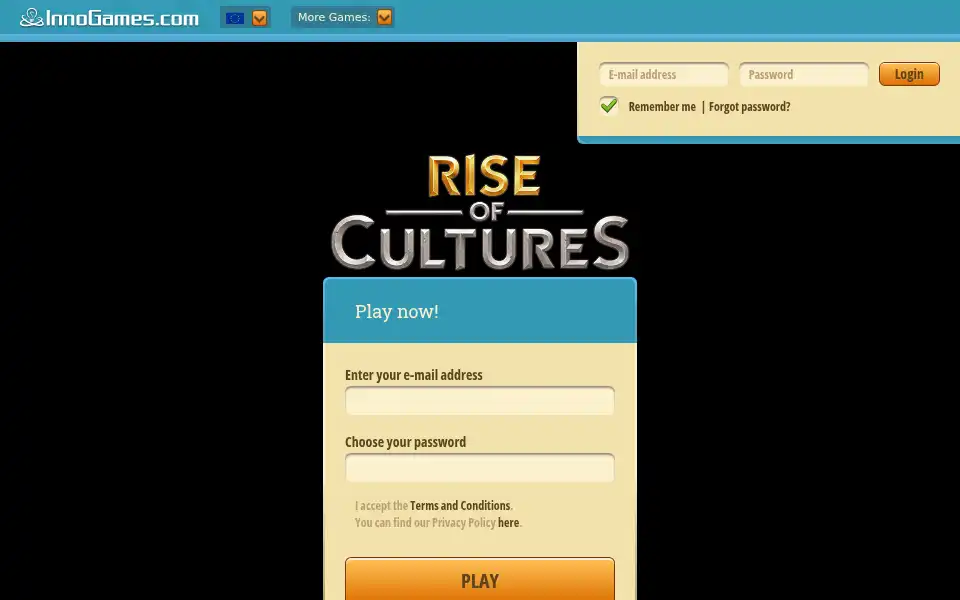 Screenshot of eu0.riseofcultures.com