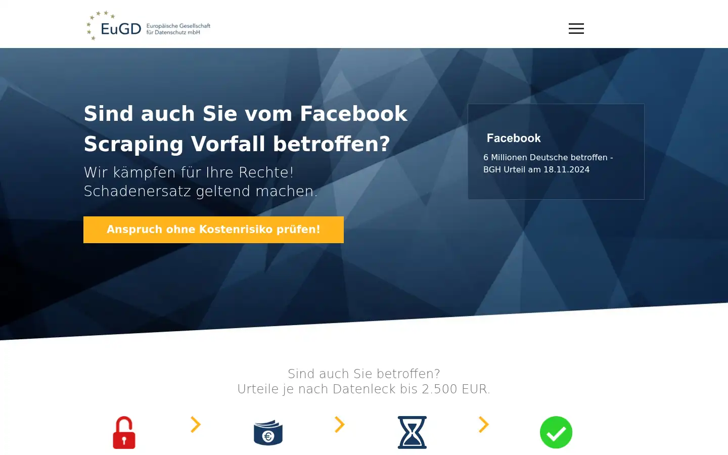 Screenshot of eugd.org